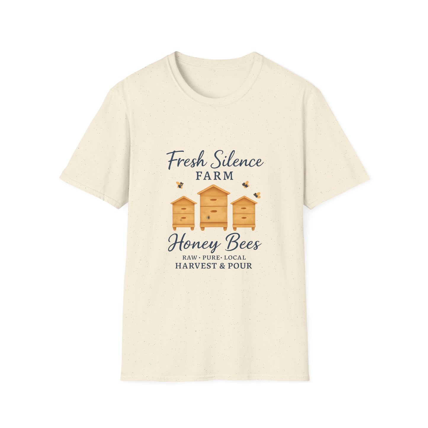 Fresh Silence Farm Honey Bees T-Shirt — Beekeeper Farm Honey Tee