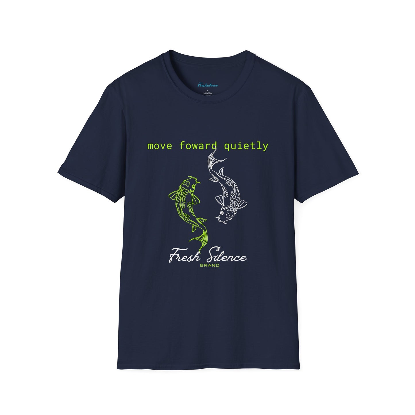 Mermaid Glow Tee — "Swim Toward Eternity" Neon Graphic T-Shirt
