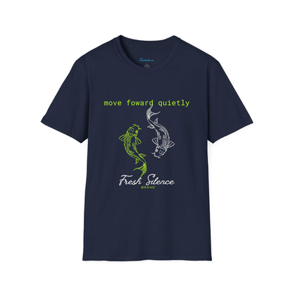 Mermaid Glow Tee — "Swim Toward Eternity" Neon Graphic T-Shirt