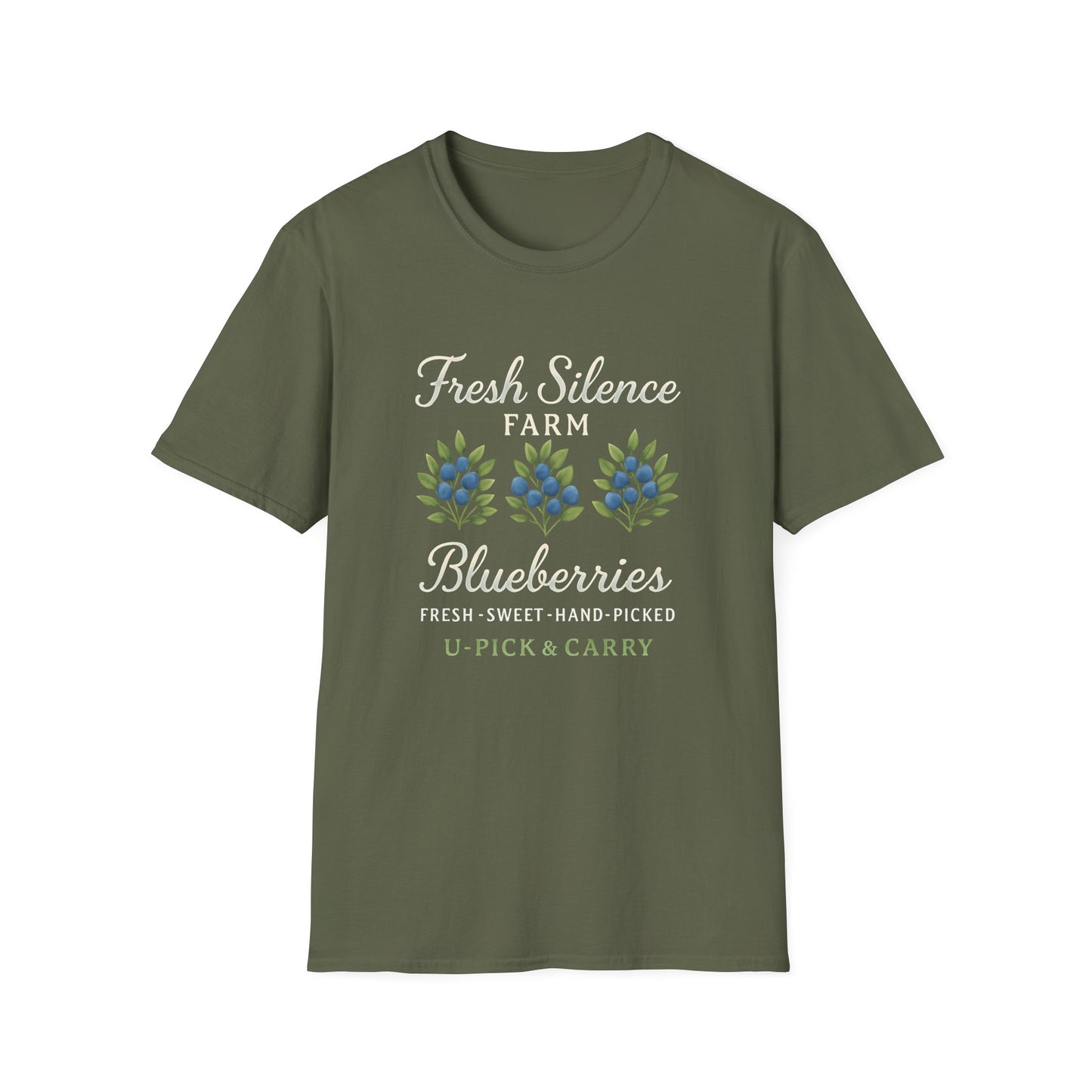 Fresh Silence Farm Blueberries T-Shirt