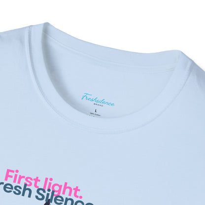 Sailboat Graphic T-Shirt — "Freshslence" Nautical Sunset Tee