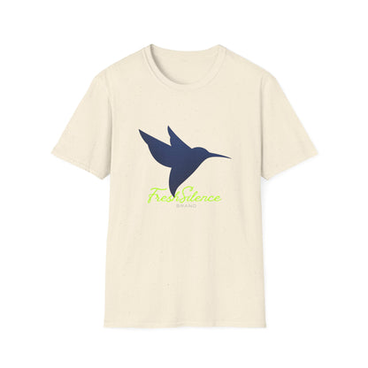Hummingbird 'Fresh Silence' Dark Blue —T-Shirt