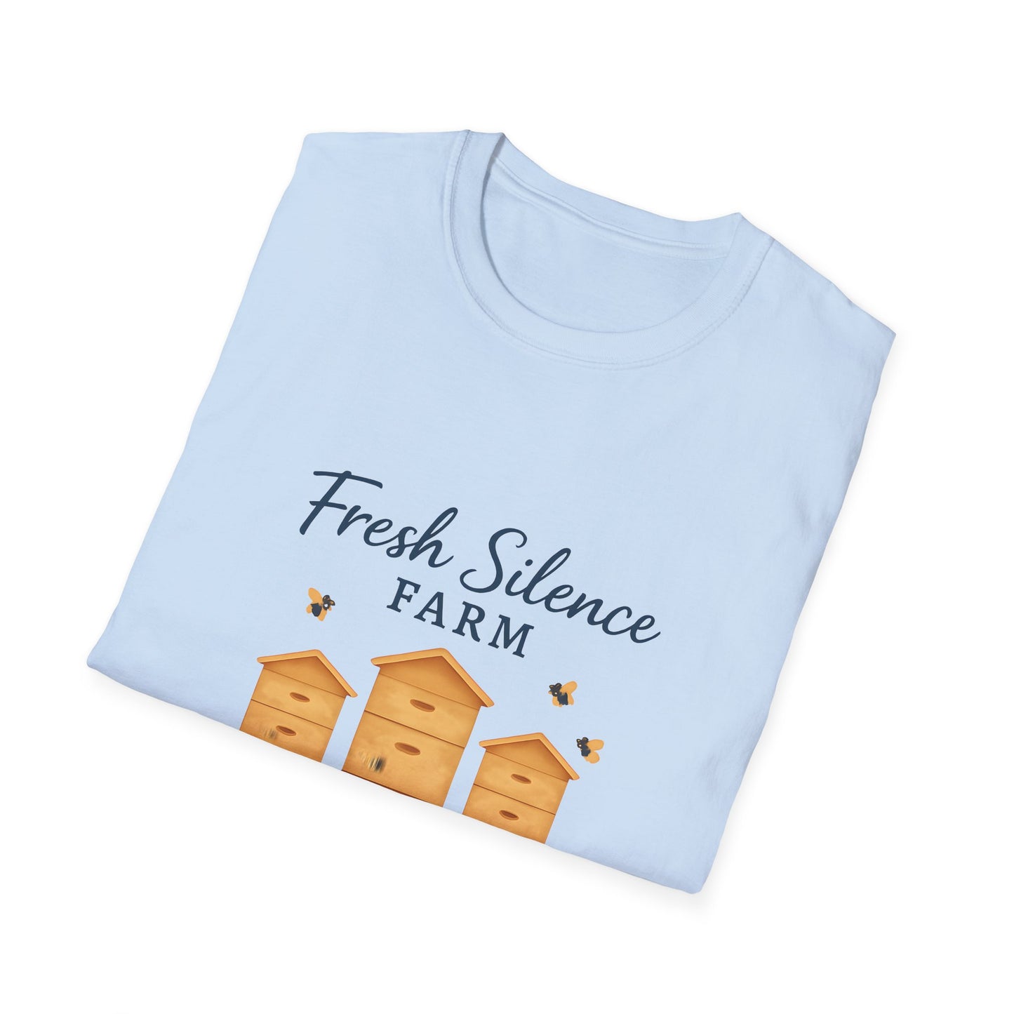 Fresh Silence Farm Honey Bees T-Shirt — Beekeeper Farm Honey Tee