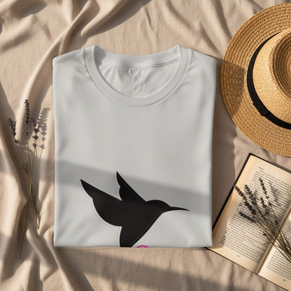 Stylish Hummingbird Design Shirt Ideal for Casual Wear