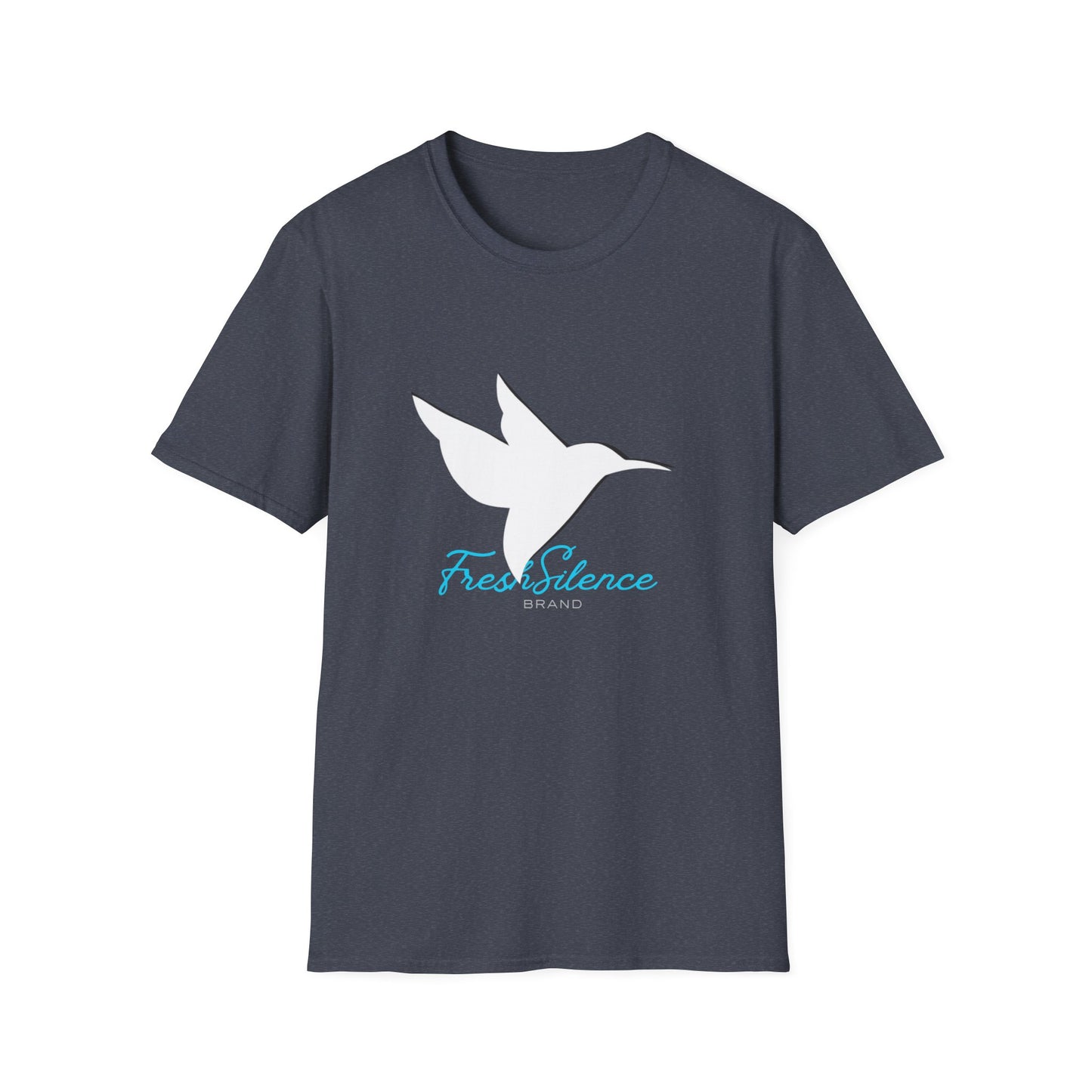 Minimalist Hummingbird T‑Shirt — 'Find Silence' Calm Graphic Tee