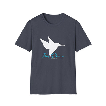 Minimalist Hummingbird T‑Shirt — 'Find Silence' Calm Graphic Tee