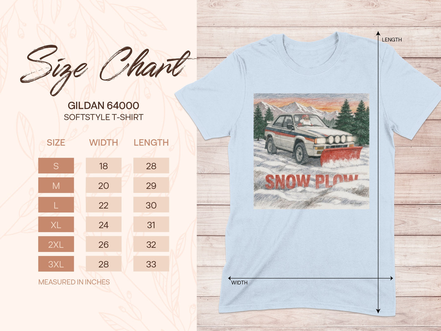 Snow Plow Gildan 64000 Softstyle T-Shirt Product
