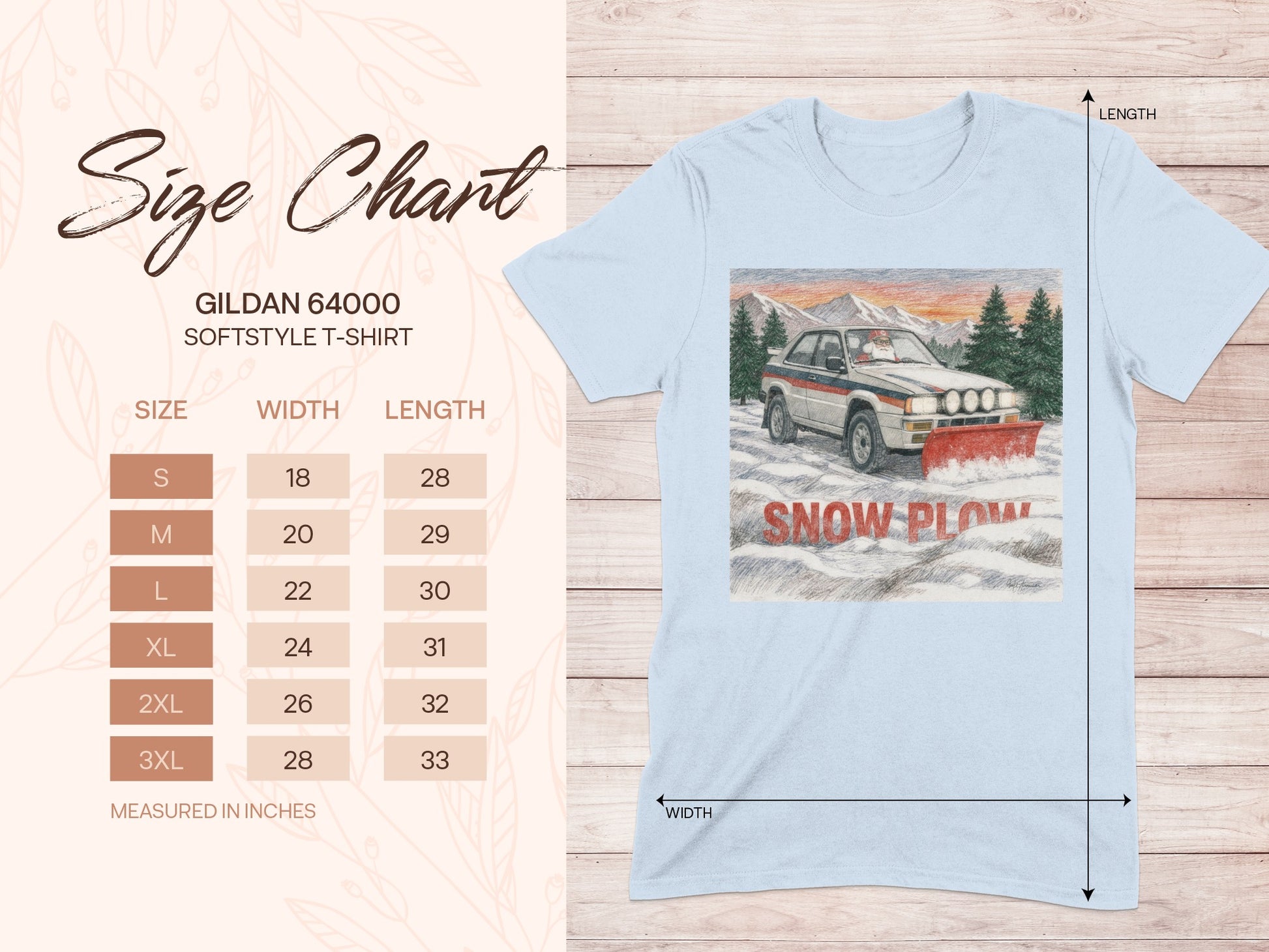 Snow Plow Gildan 64000 Softstyle T-Shirt Product