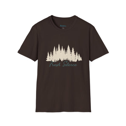 Fresh Silence Forest T-Shirt — Nature Graphic Tee