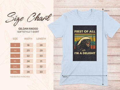 First Of All I'm a Delight Softstyle T-Shirt