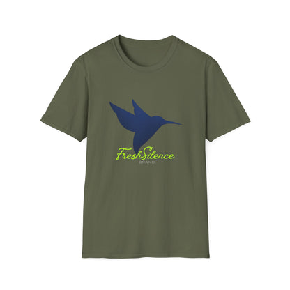 Hummingbird 'Fresh Silence' 3D Dark Blue —T-Shirt