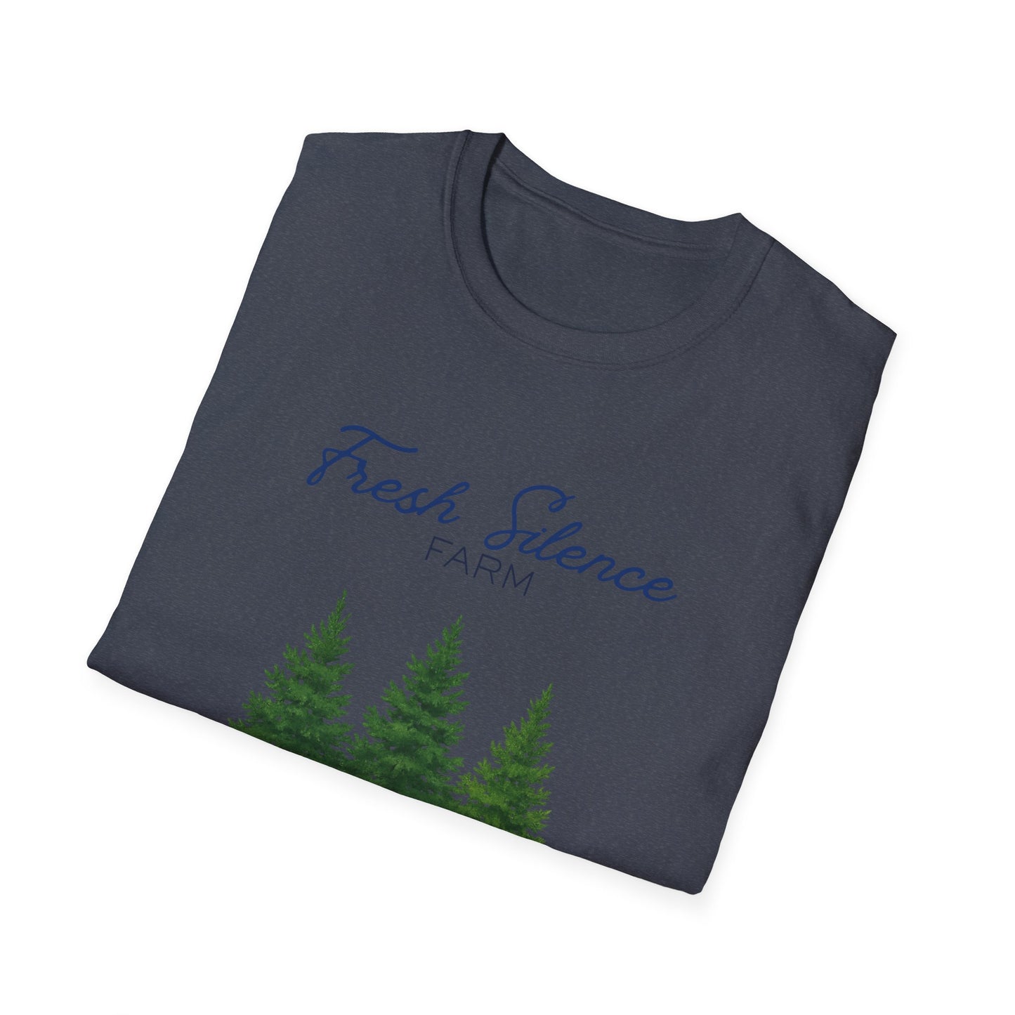 Christmas Tree Farm T-Shirt — "Fresh Silence Farm" Holiday Tee