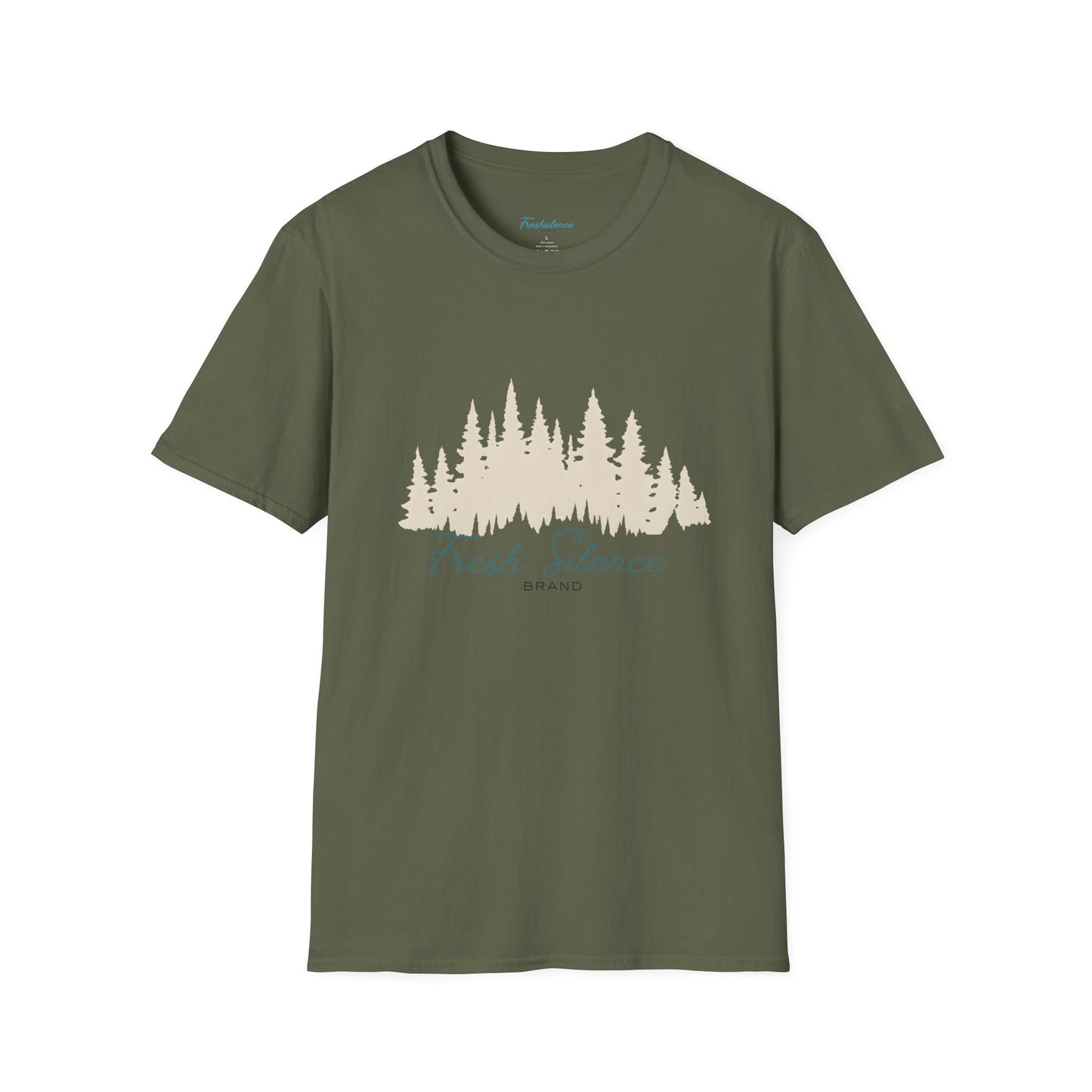 Fresh Silence Forest T-Shirt — Nature Graphic Tee