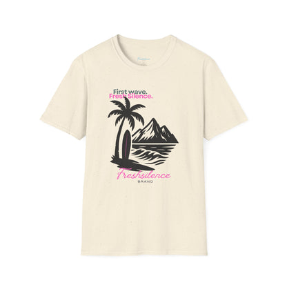 Surf Resilience T-Shirt — Retro Palm Beach Graphic Tee
