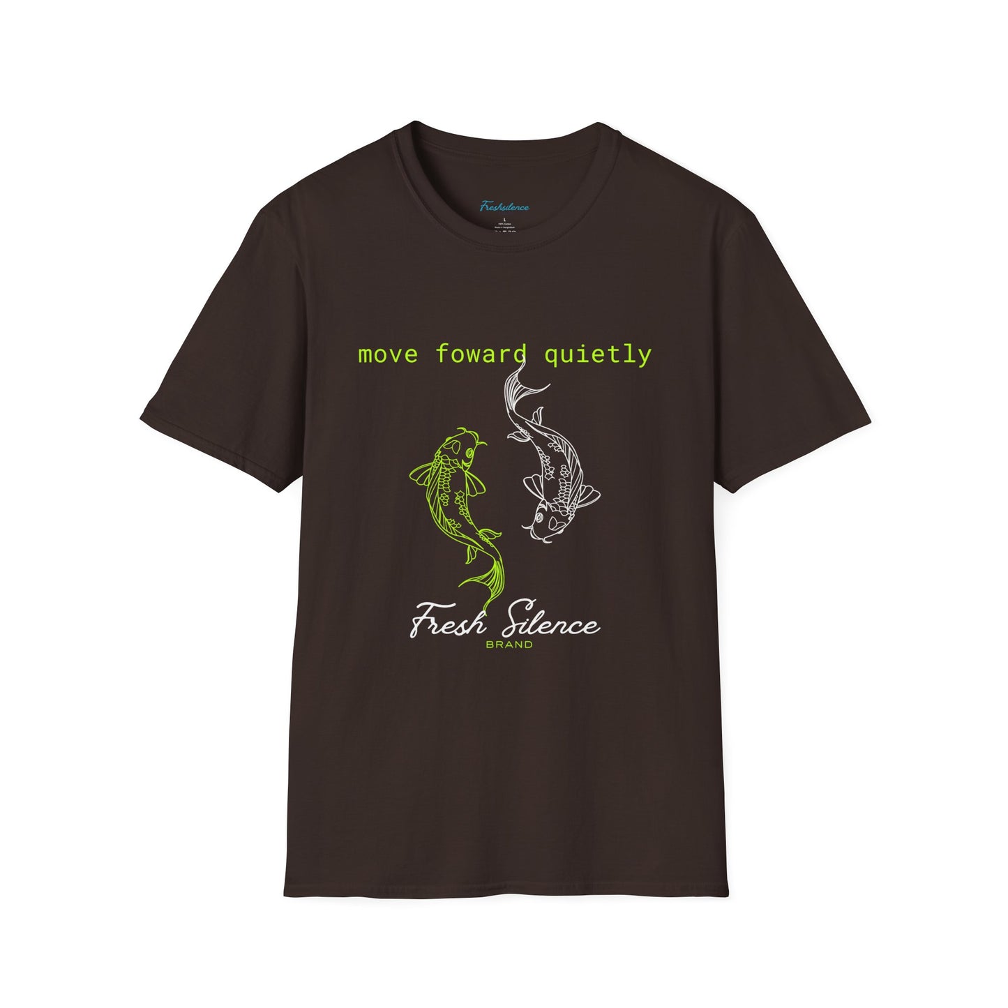 Mermaid Glow Tee — "Swim Toward Eternity" Neon Graphic T-Shirt