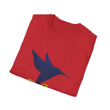 Hummingbird 'Fresh Silence' Dark Blue —T-Shirt