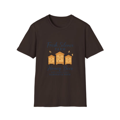 Fresh Silence Farm Honey Bees T-Shirt — Beekeeper Farm Honey Tee