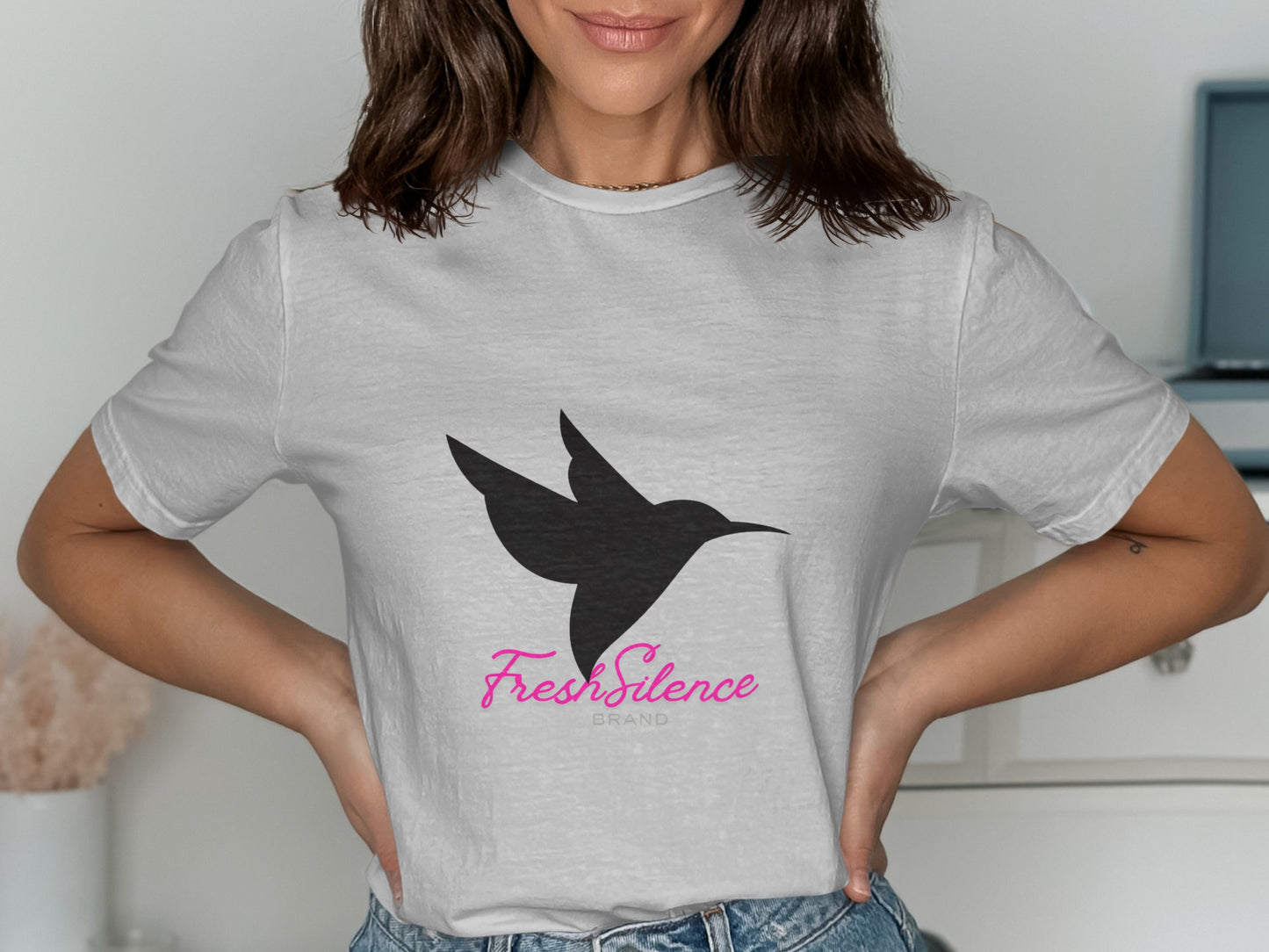 FreshSilence Brand Hummingbird Graphic Tee