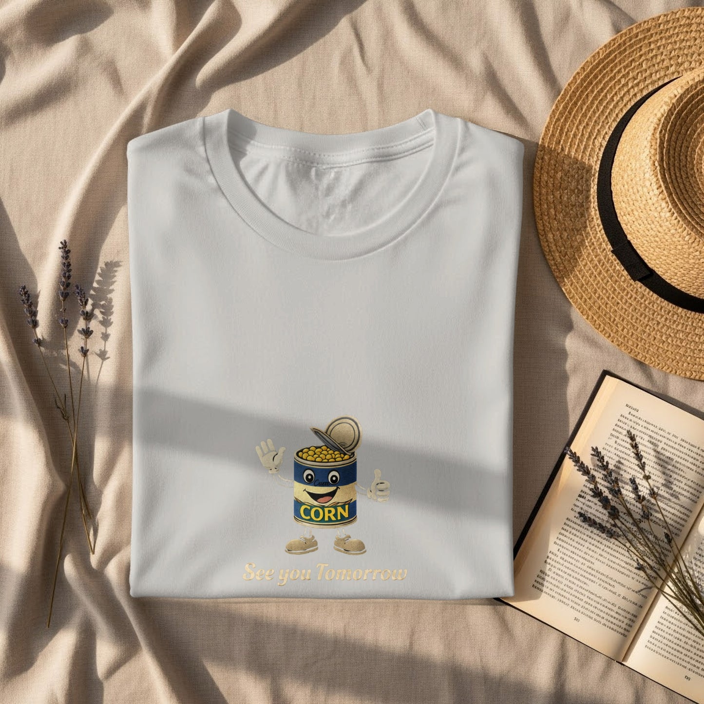 See You Tomorrow Corn Printed Clothing Product