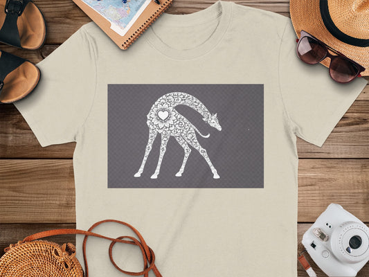 Stylish Giraffe Design T-Shirt for Unique Fashion