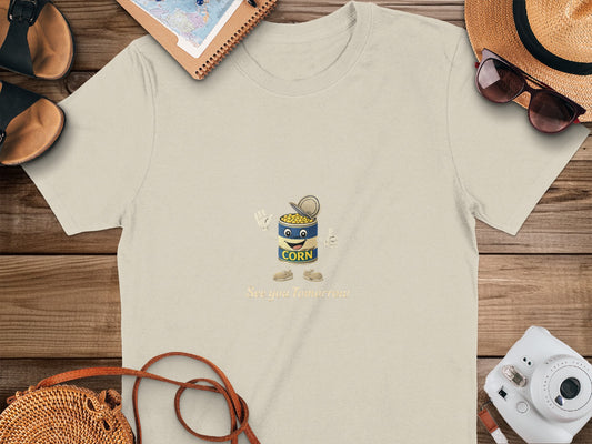 See You Tomorrow Corn Can Cartoon T-shirt