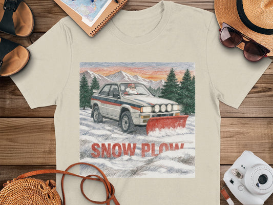 Snow Plow Graphic Tee for Winter Enthusiasts